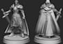 sculpt 3d character model, 3d dnd character miniature, 3d tabletop miniature stl